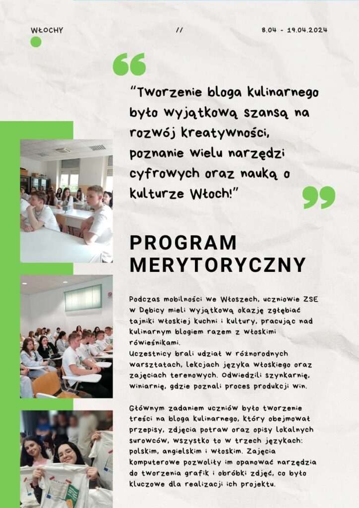 broszura projektowaES ACR 2022_ZSE Dębica_ Włochy i Grecja 9